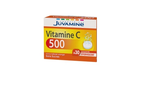 Réf CA07 - JUVAMINE - Vitamine C 500- 30 Comprimés à croquer