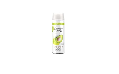 Réf HC24 Gillette - Satin Care  Sensitive - Gel à raser avec huile avocat 200ml