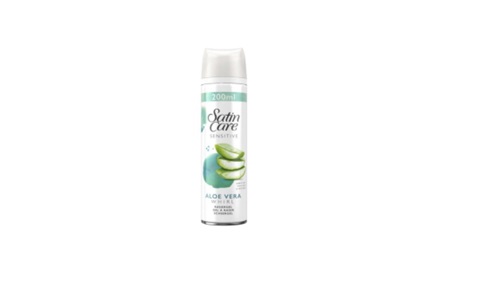 Réf HC25 Gillette - Satin Care  Sensitive - Gel à raser avec Aloe vera 200ml