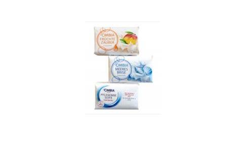 Réf HC90 Ombia Savon (plusieurs varietés :à la crème et aux fruits, )150g