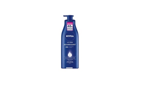 Réf  S07 - Nivea - Lait hydratant Nourrissant  48h à l’huile d’amande douce et à la vitamine E  250ml